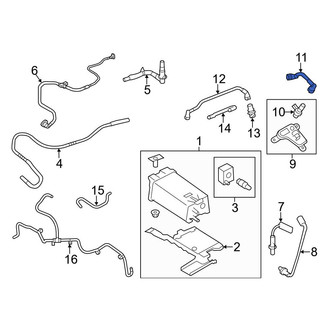 Ford OE - PCV Valve Hose