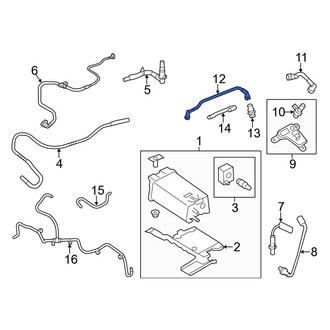 Ford OE - Evaporative Emissions System Lines