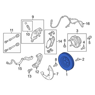 Ford OE - Front Disc Brake Rotor