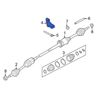 Ford OE - CV Intermediate Shaft Bracket