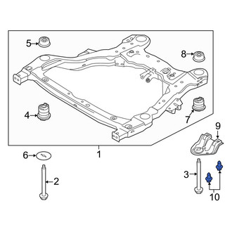 Ford OE - Suspension Control Arm Bolt