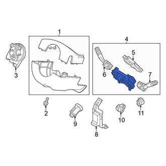 Ford OE - Steering Column Switch Housing