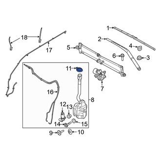 Ford OE - Front Washer Fluid Reservoir Cap