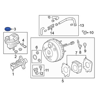 Ford OE - Brake Master Cylinder Reservoir Cap