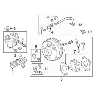 Ford OE - Cowl - Components on Dash Panel