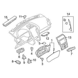 Ford OE - Instrument Panel - Cluster & Switches