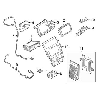 Ford OE - Instrument Panel - Sound System (Reciever, With Interface #2)
