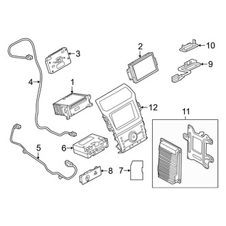Ford OE - Instrument Panel - Sound System (Reciever, With Interface #4)