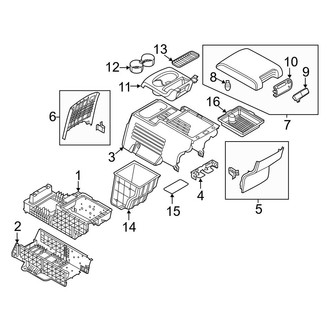 Ford OE - Rear Console