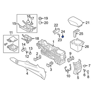 Ford OE - 12 Volt Accessory Power Outlet Cover
