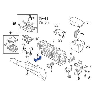 Ford OE - Front Console Bracket