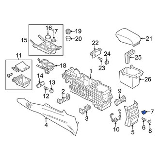 Ford OE - Center 12 Volt Accessory Power Outlet