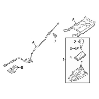 Ford OE - Console - Shifter Housing