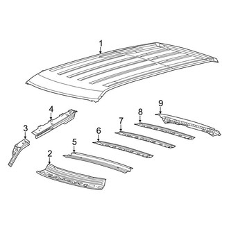 Ford OE - Roof & Components (W/O Sunroof)