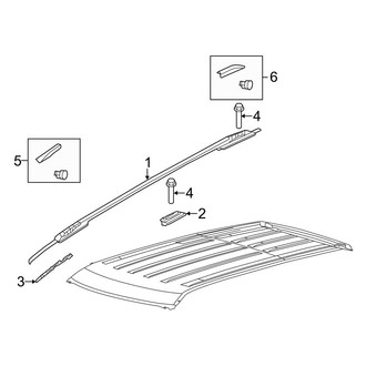 Ford OE - Roof Trim (W/O Sunroof)