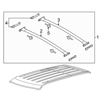 Ford OE - Roof - Luggage Carrier (W/O Sunroof, Accessory Kit)
