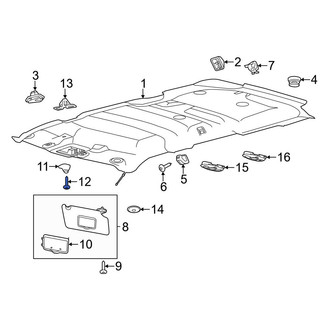 Ford OE - Sun Visor Holder Screw