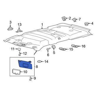 Ford OE - Right Sun Visor