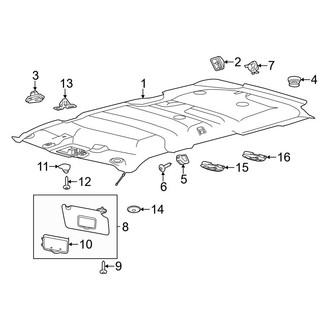 Ford OE - Roof - Interior Trim (W/O Sunroof)