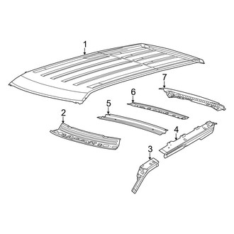 Ford OE - Roof & Components (With Sunroof)