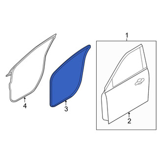 Ford OE - Front Inner Door Seal