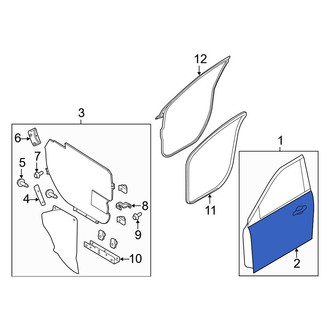 Ford OE - Front Left Outer Door Outer Panel