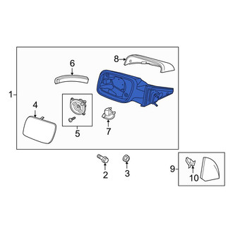Ford OE - Front Right Door Mirror