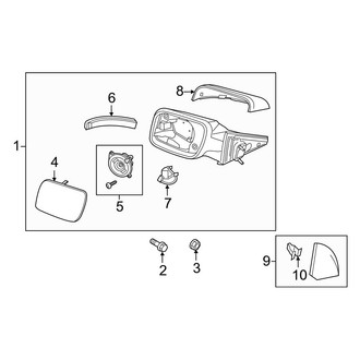 Ford OE - Front Door - Outside Mirrors