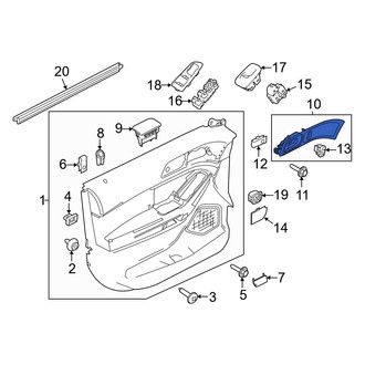 Ford OE - Front Right Inner Interior Door Handle
