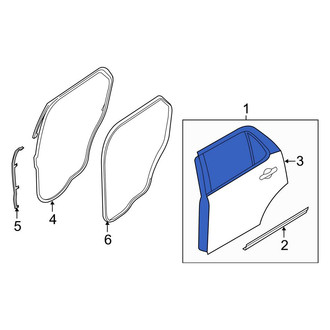 Ford OE - Rear Left Door Shell