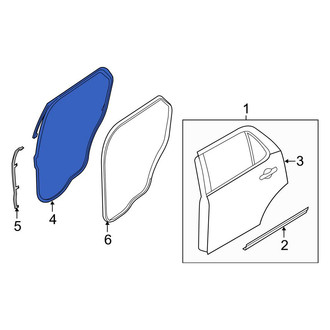 Ford OE - Rear Left Outer Door Seal