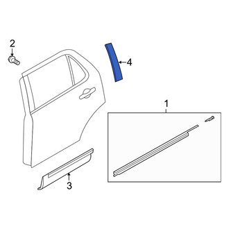 Ford OE - Rear Right Door Applique