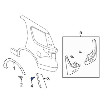 Ford OE - Quarter Panel Reveal Molding Clip