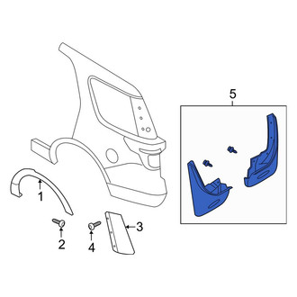 Ford OE - Rear Mud Guard