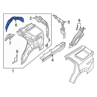 Ford OE - Rear Right Inner Wheel Housing Side Panel