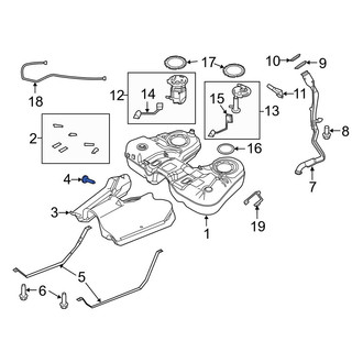 Ford OE - Bumper Cover Retainer