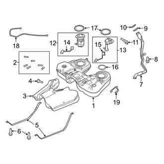 Ford OE - Fuel System Components (3.5L)