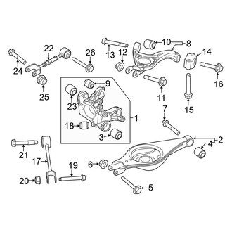 Ford OE - Rear Suspension - Suspension Components (FWD)