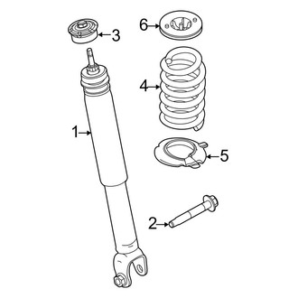 Ford OE - Rear Suspension - Shocks & Components (AWD)