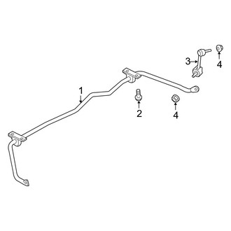 Ford OE - Rear Suspension - Stabilizer Bar & Components (AWD)