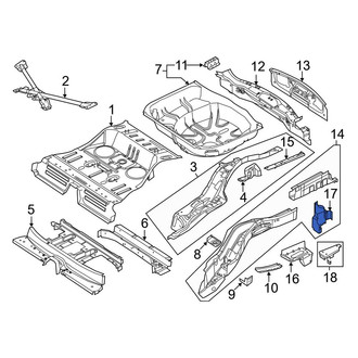 Ford OE - Right Frame Side Member Bracket