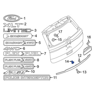 Ford OE - Valance Panel Clip
