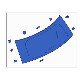 Ford OE - Rear Liftgate Glass