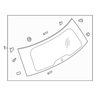 Ford OE - Lift Gate - Glass