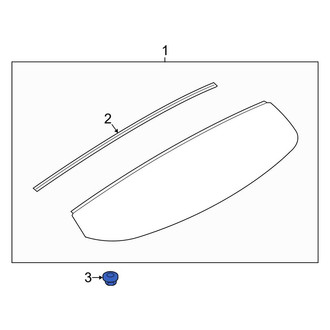 Ford OE - Spoiler Nut