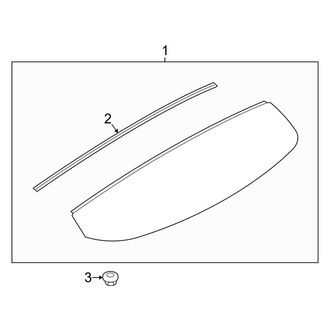 Ford OE - Lift Gate - Spoiler