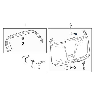 Ford OE - Kick Panel Retainer