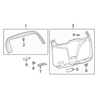 Ford OE - Lift Gate - Interior Trim