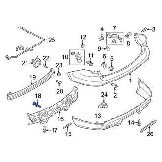 Ford OE - Cowl Extension Clip