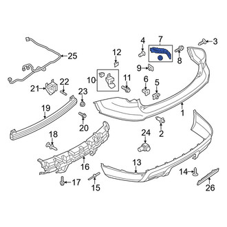 Ford OE - Right Bumper Cover Bracket